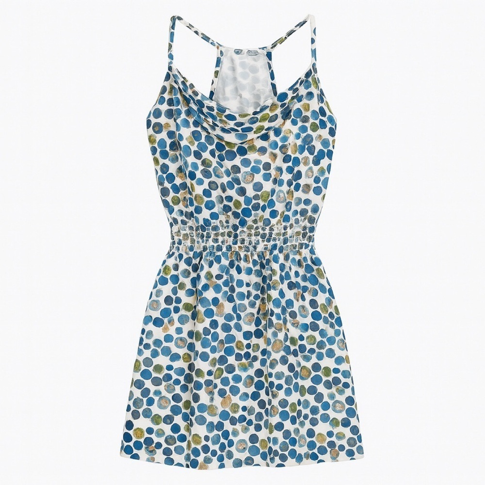 BCBGeneration Sleeveless Smocked Waist Dress
